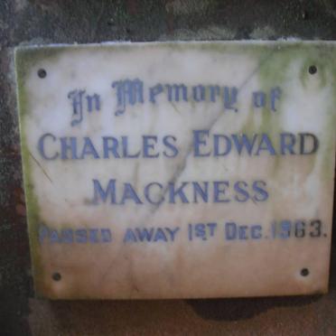 MACKNESS Charles Edward -1963
