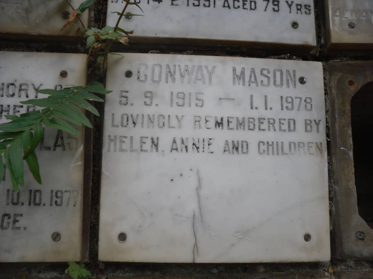MASON Conway 1915-1978