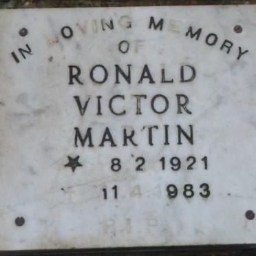 MARTIN Ronald Victor 1921-1983