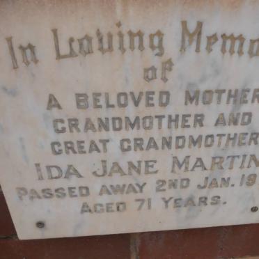 MARTIN Ida Jane -1971
