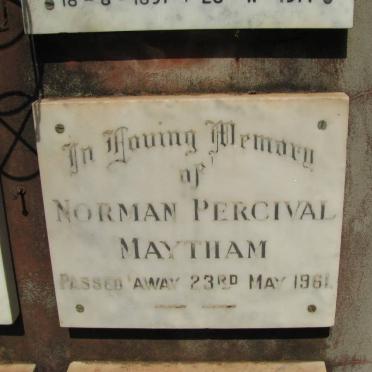 MAYTHEM Norman Percival -1961