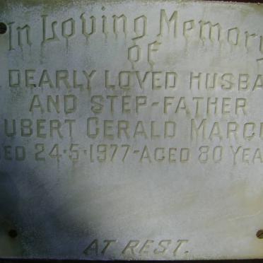 MARCUS Hubert Gerald -1977