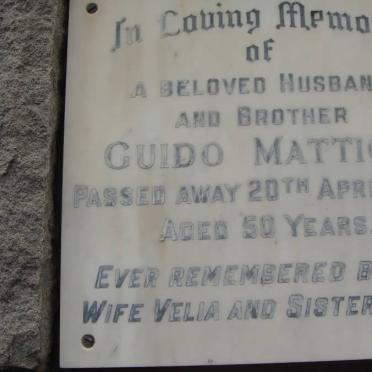 MATTIOLI Guido -1970