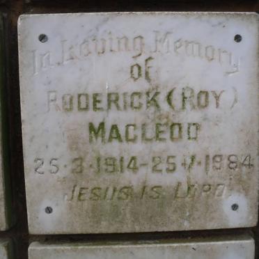 MACLEOD Roderick 1914-1984