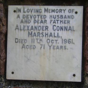 MARSHALL Alexander Connal -1961