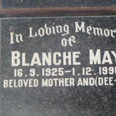 MAY Blanche 1925-1991