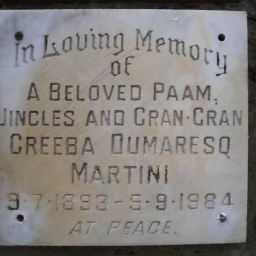 MARTINI Greeba Dumaresq 1893-1984