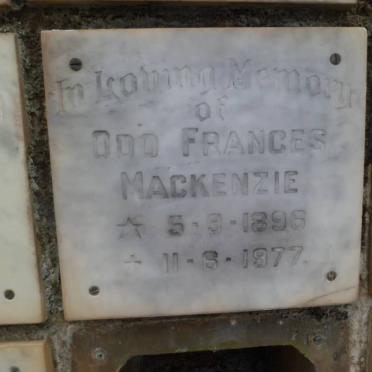 MacKENZIE Odo Frances 1896-1977