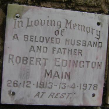 MAIN Robert Edington 1913-1978