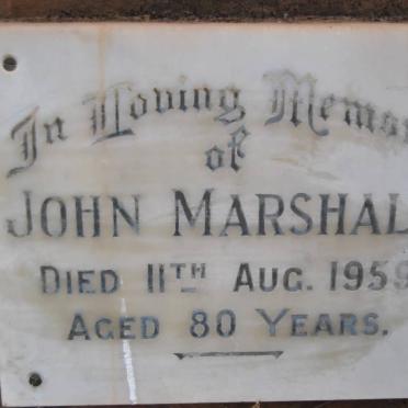 MARSHALL John -1959