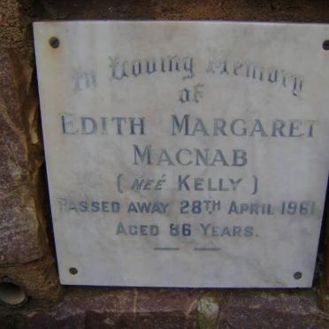 MACNAB Edith Margaret nee KELLY -1961