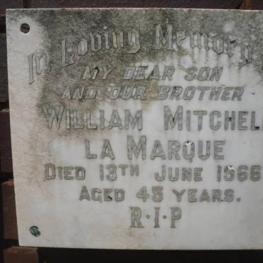 MARQUE William Mitchell, la -1966