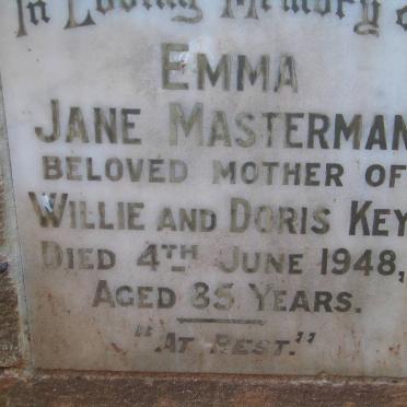 MASTERMAN Emma Jane -1948