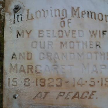 MAPLE Margaret 1923-1981