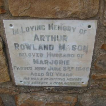 MASON Arthur Rowland -1948