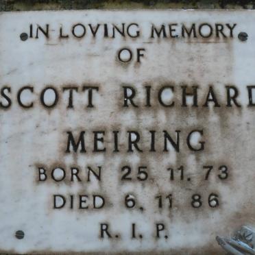 MEIRING Scott Richard 1973-1986