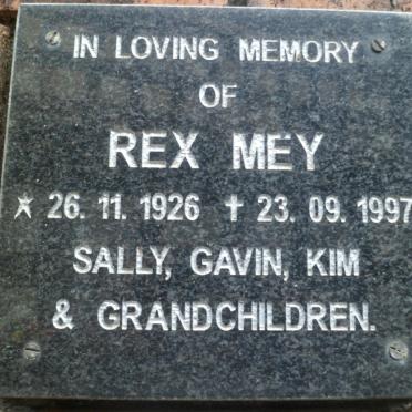 MEY Rex 1926-1997