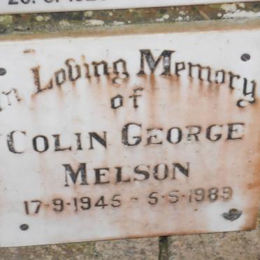 MELSON Colin George 1945-1989