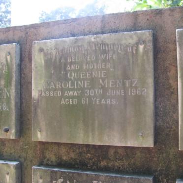 MENTZ Caroline -1962 