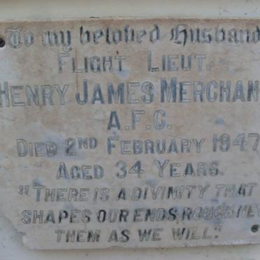 MERCHANT Henry James -1947