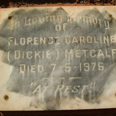 METCALF Florence Caroline -1976