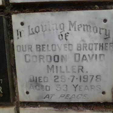 MILLAR Gordon David -1978