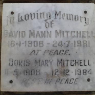 MITCHELL David Mann 1906-1981 &amp; Doris Mary 1908-1984