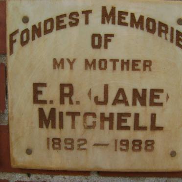 MITCHELL E.R. 1892-1988