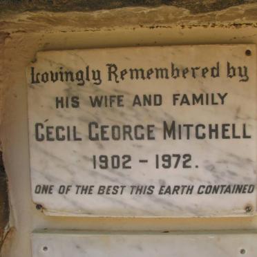 MITCHELL Cecil George 1902-1972
