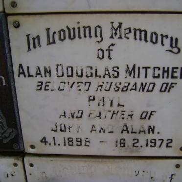 MITCHELL Alan Douglas 1898-1972