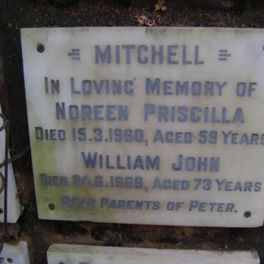 MITCHELL William John -1969 &amp; Noreen Priscilla -1960
