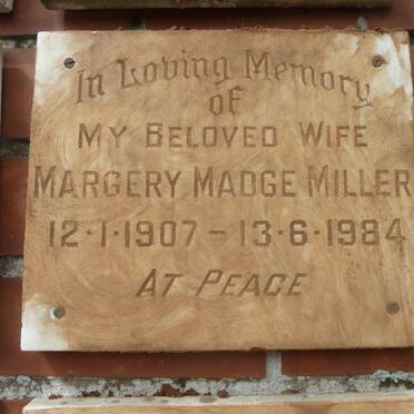 MILLER Margery Madge 1907-1984