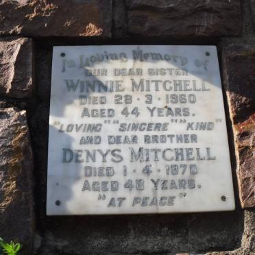 MITCHELL Denys -1970 :: MITCHELL Winnie -1960