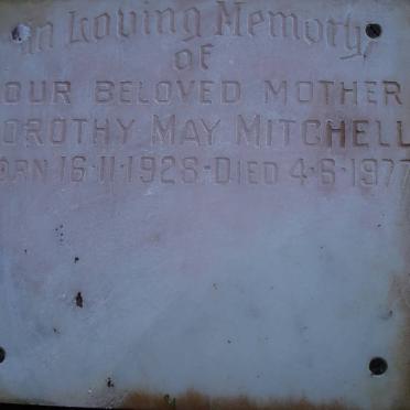 MITCHELL Dorothy May 1928-1977