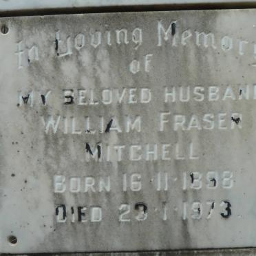 MITCHELL William Fraser 1898-1973