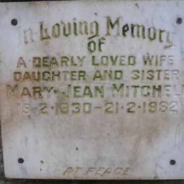 MITCHELL Mary Jean 1930-1982