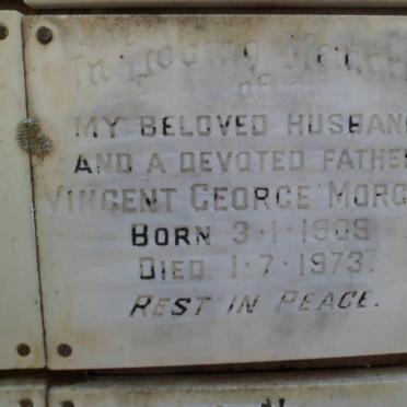 MORGAN Vincent George 1909-1973