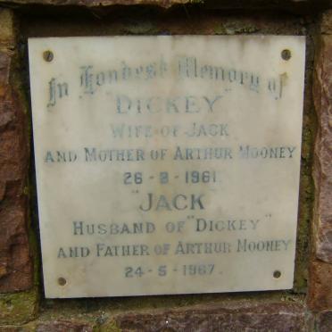 MOONEY Jack -1967 &amp; Dickey -1961