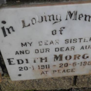 MORGAN Edith 1911-1989