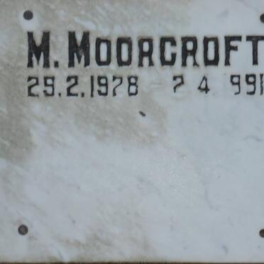 MOORCROFT M. 1928-1991