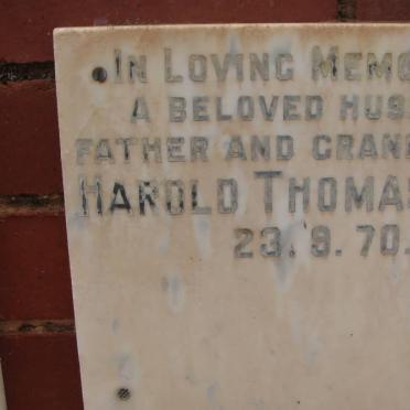 MOON Harold Thomas -1970