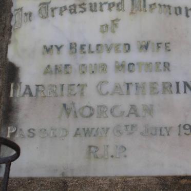 MORGAN Harriet Catherine -1949