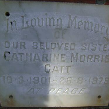 MORRIS Catharine 1901-1979