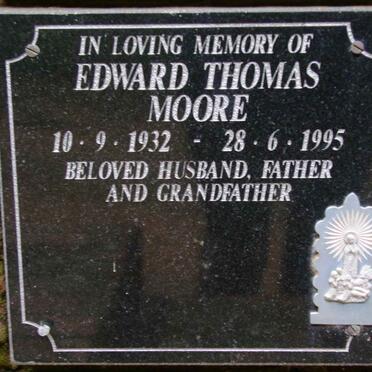 MOORE Edward Thomas 1932-1995