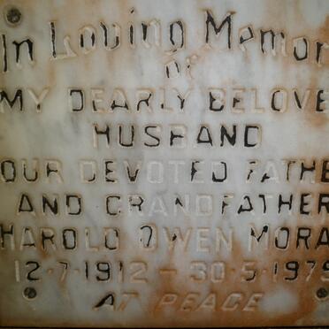 MORAN Harold Owen 1912-1979