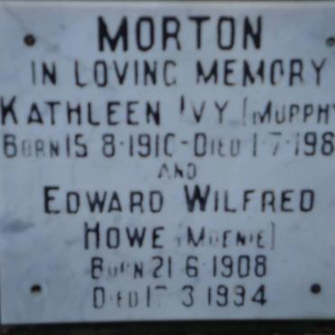 MORTON Edward Wilfred Howe 1908-1994 &amp; Kathleen Ivy MURPHY 1910-1987