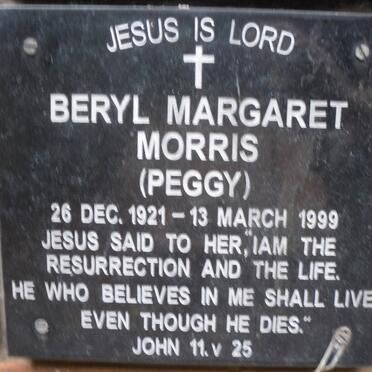 MORRIS Beryl Margaret 1921-1999