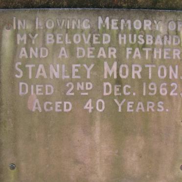 MORTON Stanley -1962 