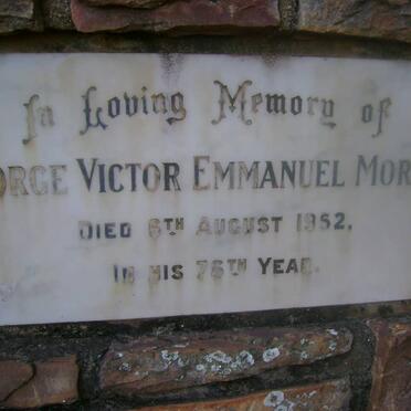 MORRIS George Victor Emmanuel -1952