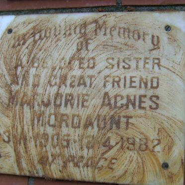 MORDAUNT Marjorie Agnes 1905-1982